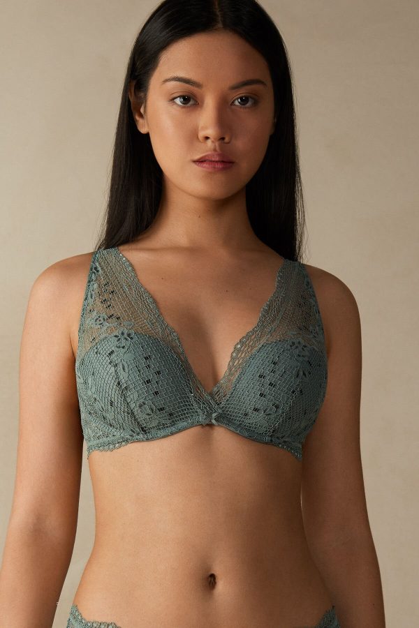 Green Intimissimi Womens Balconette Bra 34B Sale In Riyadh - Intimissimi  Factory Outlet
